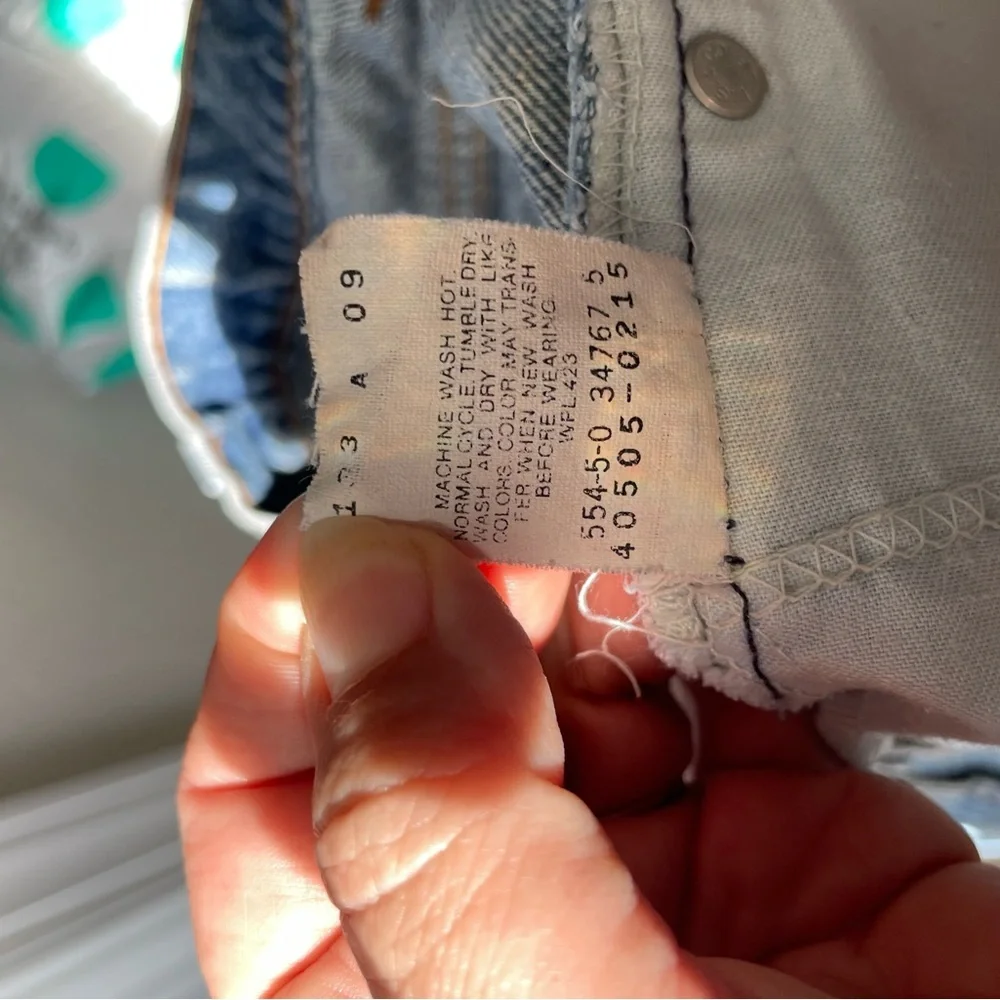 70s Vintage Levi’s 505 Orange‎ Tab Jeans W35 L30